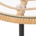 Ēdamgalds, Ø55 Cm, Rūdīts Stikls Un Tērauds Vidaxl