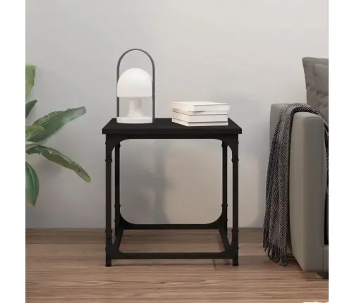 Galdiņš, Melns, 40X40X40 Cm, Inženierijas Koks Vidaxl