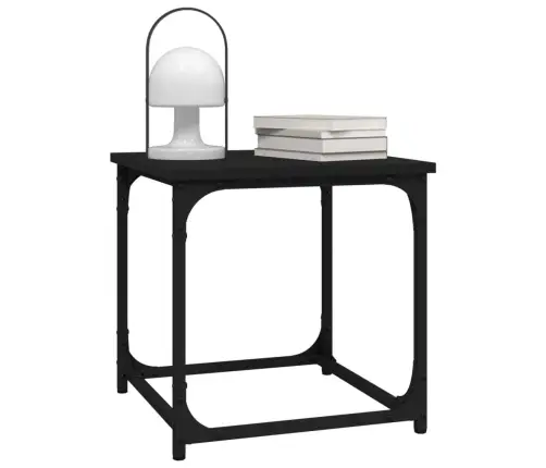 Galdiņš, Melns, 40X40X40 Cm, Inženierijas Koks Vidaxl