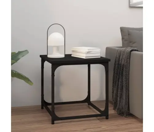 Galdiņš, Melns, 40X40X40 Cm, Inženierijas Koks Vidaxl