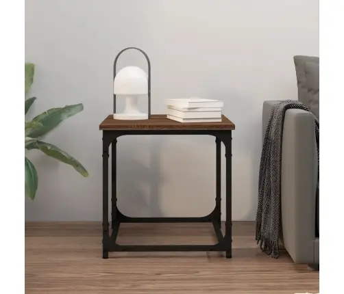 Galdiņš, Ozolkoka Krāsa, 40X40X40 Cm, Inženierijas Koks Vidaxl