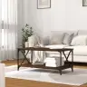 Galdiņš, Brūna Ozolkoka, 100X50X45Cm, Inženierijas Koks, Dzelzs Vidaxl Galdiņš, Brūna Ozolkoka, 100X50X45Cm, Inženierijas Koks, Dzelzs Vidaxl
