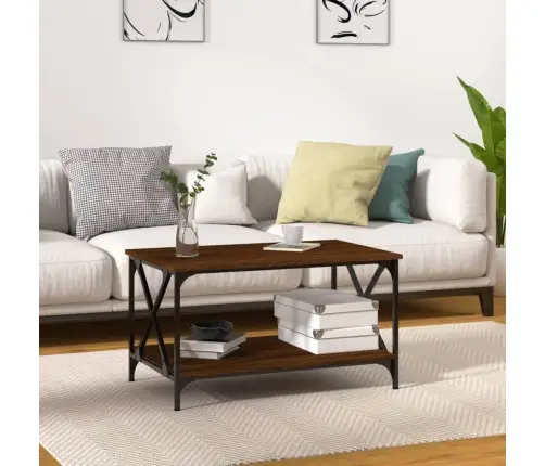 Kafijas Galdiņš, Ozola Krāsa, 80X50X45 Cm Vidaxl Kafijas Galdiņš, Ozola Krāsa, 80X50X45 Cm Vidaxl