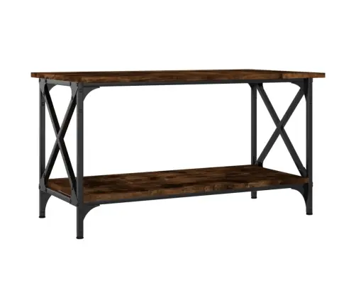 Galdiņš, Ozolkoka Krāsa, 80X45X45 Cm, Inženierijas Koks, Dzelzs Vidaxl Galdiņš, Ozolkoka Krāsa, 80X45X45 Cm, Inženierijas Koks, Dzelzs Vidaxl