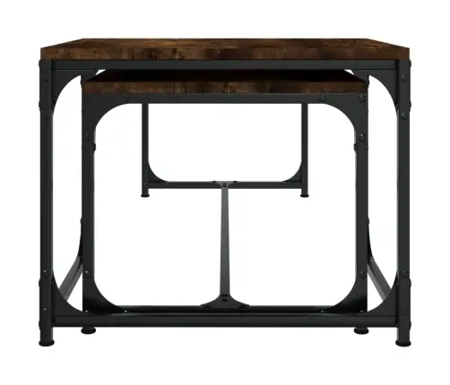 Kafijas Galdiņi, 2 Gab., Ozolkoka Krāsa, Inženierijas Koks Vidaxl