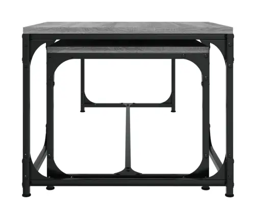 Kafijas Galdiņi, 2 Gab., Pelēki, Inženierijas Koks Vidaxl Kafijas Galdiņi, 2 Gab., Pelēki, Inženierijas Koks Vidaxl