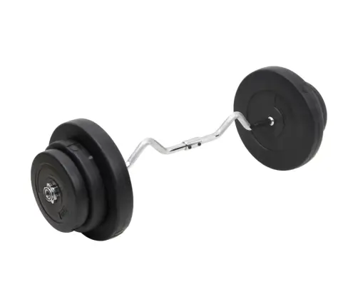 Lenkta Štanga Su Svoriais, 60Kg