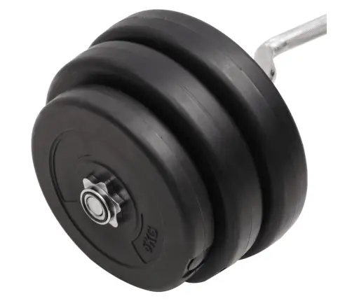 Lenkta Štanga Su Svoriais, 90Kg