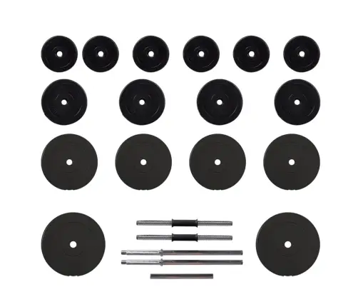 Štanga Ir Svarmenys Su Svoriais, 60Kg