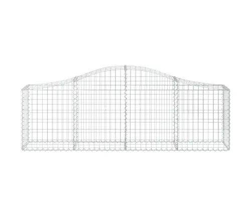 Išlenkti Gabiono Krepšiai, 11Vnt., 200X30X60/80cm Geležis