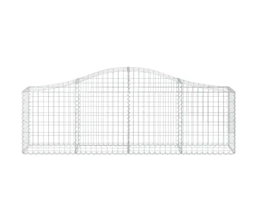 Kaarekujulised Gabioonkorvid 14 Tk, 200X30X60/80 cm Raud