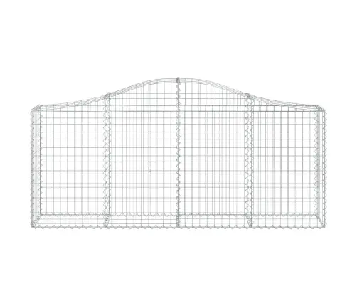 Kaarekujulised Gabioonkorvid 7 Tk, 200X30X80/100 cm Raud