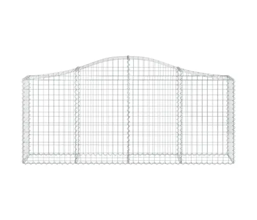 Kaarekujulised Gabioonkorvid 8 Tk, 200X30X80/100 cm Raud