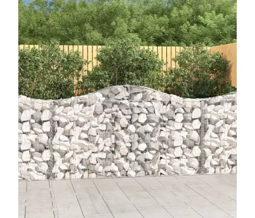 Kaarekujulised Gabioonkorvid 18 Tk, 200X30X100/120 cm Raud