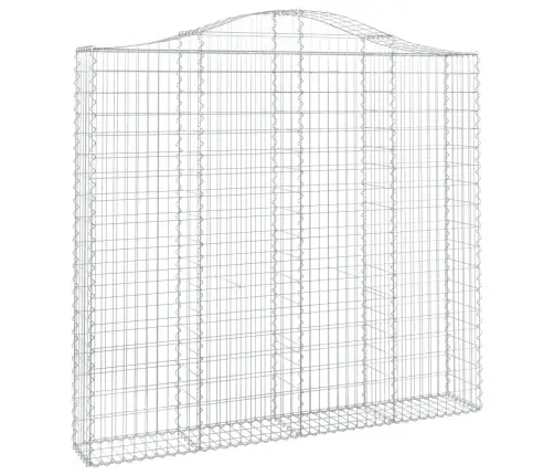 Arkveida Gabiona Grozi, 5 Gb., 200X30X180/200Cm, Cinkota Dzelzs Vidaxl