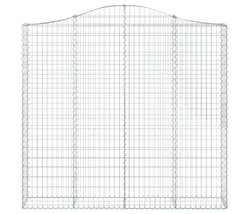 Išlenkti Gabiono Krepšiai, 11Vnt., 200X30X180/200cm Geležis