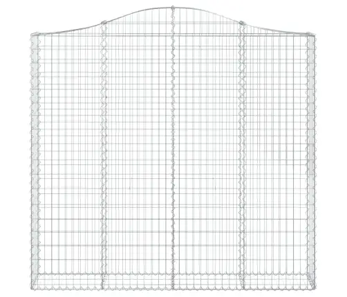 Arkveida Gabiona Grozi, 13Gb., 200X30X180/200Cm, Cinkota Dzelzs Vidaxl