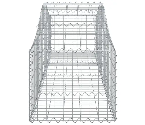 Išlenkti Gabiono Krepšiai, 30Vnt., 200X50X40/60cm Geležis