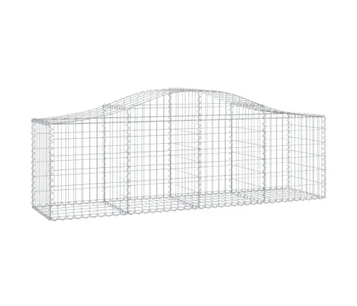 Išlenkti Gabiono Krepšiai, 13Vnt., 200X50X60/80cm Geležis