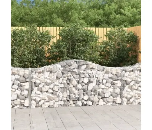 Kaarekujulised Gabioonkorvid 10, 200X50X80/100Cm Tsingitud Raud