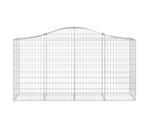 Išlenkti Gabiono Krepšiai, 30Vnt., 200X50X100/120cm Geležis