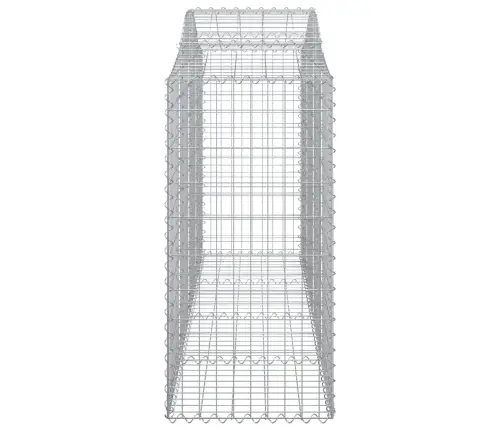 Arkveida Gabiona Grozi, 8 Gb., 200X50X120/140Cm, Cinkota Dzelzs Vidaxl