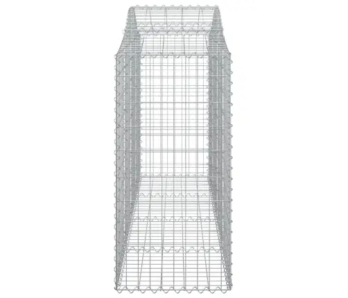 Arkveida Gabiona Grozi, 9 Gb., 200X50X120/140Cm, Cinkota Dzelzs Vidaxl