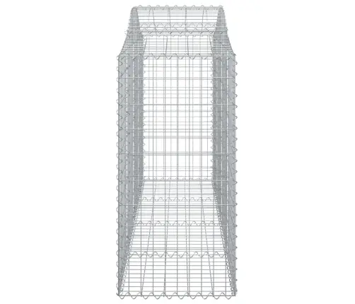 Arkveida Gabiona Grozi, 12Gb., 200X50X120/140Cm, Cinkota Dzelzs Vidaxl