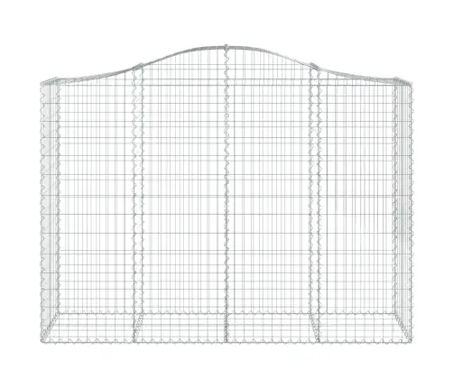 Kaarekujulised Gabioonkorvid 7 Tk, 200X50X140/160 cm Raud