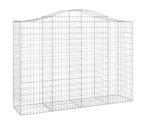 Kaarekujulised Gabioonkorvid 10 Tk, 200X50X140/160 cm Raud