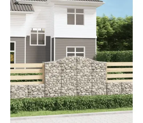 Kaarekujulised Gabioonkorvid 10 Tk, 200X50X140/160 cm Raud