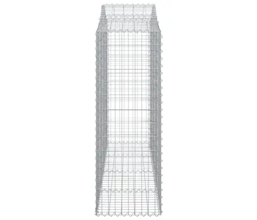 Išlenkti Gabiono Krepšiai, 14Vnt., 200X50X140/160cm Geležis