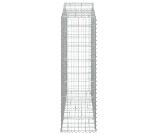 Arkveida Gabiona Grozi, 8 Gb., 200X50X160/180Cm, Cinkota Dzelzs Vidaxl