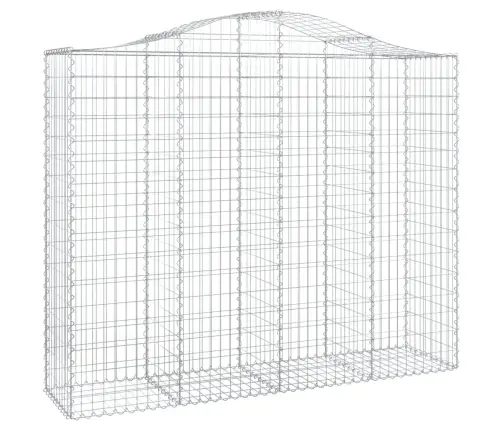 Išlenkti Gabiono Krepšiai, 13Vnt., 200X50X160/180cm Geležis