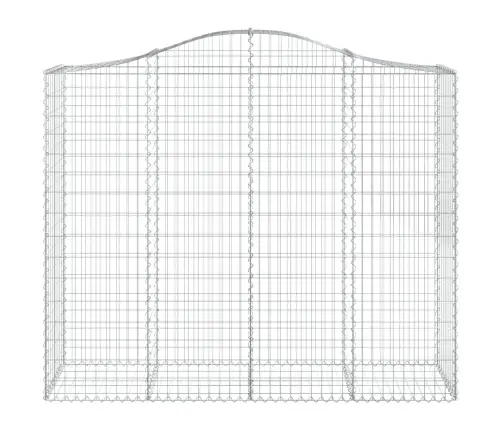 Kaarekujulised Gabioonkorvid 14 Tk, 200X50X160/180 cm Raud