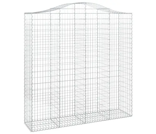 Išlenkti Gabiono Krepšiai, 6Vnt., 200X50X200/220cm Geležis