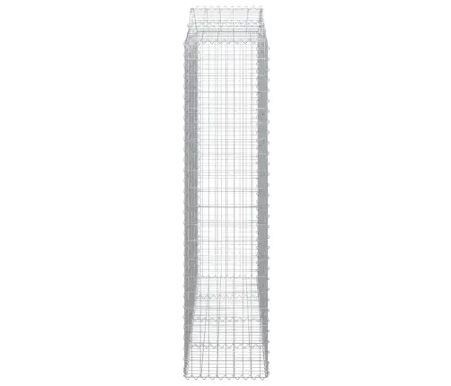 Arkveida Gabiona Grozi, 8 Gb., 200X50X200/220Cm, Cinkota Dzelzs Vidaxl