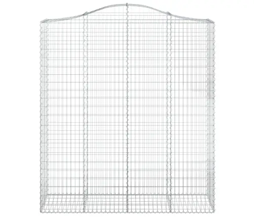 Išlenkti Gabiono Krepšiai, 2Vnt., 200X50X220/240cm Geležis