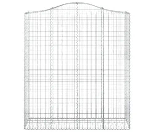 Arkveida Gabiona Grozi, 4 Gb., 200X50X220/240Cm, Cinkota Dzelzs Vidaxl