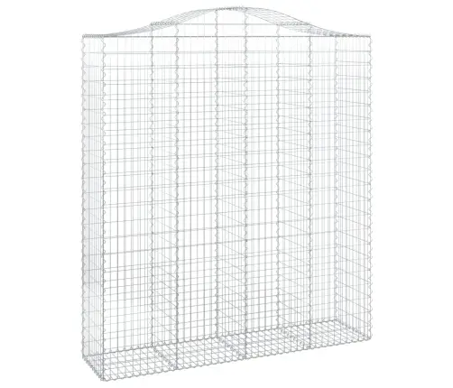 Arkveida Gabiona Grozi, 13Gb., 200X50X220/240Cm, Cinkota Dzelzs Vidaxl