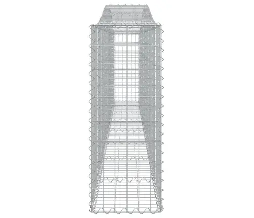 Arkveida Gabiona Grozi, 5 Gb., 400X30X80/100Cm, Cinkota Dzelzs Vidaxl