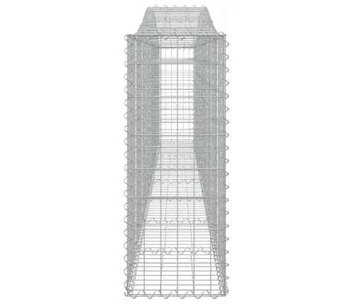 Kaarekujulised Gabioonkorvid 7 Tk, 400X30X80/100 cm Raud