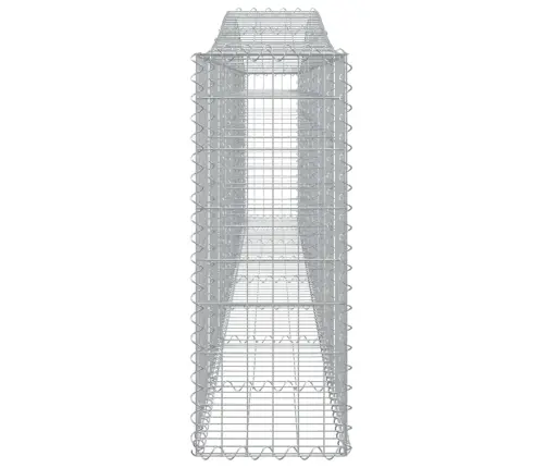 Arkveida Gabiona Grozi, 8 Gb., 400X30X80/100Cm, Cinkota Dzelzs Vidaxl