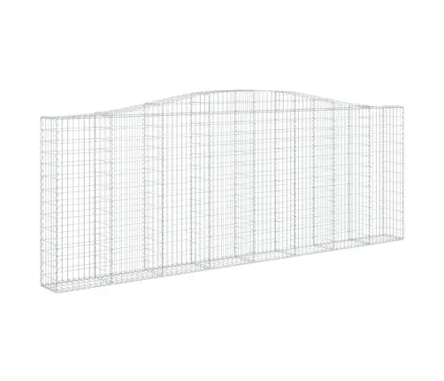 Arkveida Gabiona Grozi, 5 Gb., 400X30X140/160Cm, Cinkota Dzelzs Vidaxl
