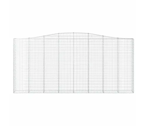 Arkveida Gabiona Grozi, 3 Gb., 400X30X180/200Cm, Cinkota Dzelzs Vidaxl