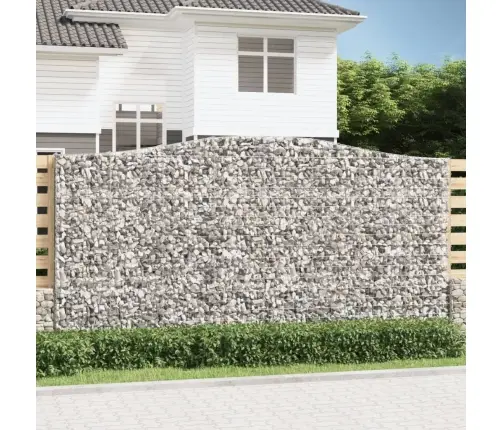 Kaarekujulised Gabioonkorvid 3 Tk, 400X30X200/220 cm Raud