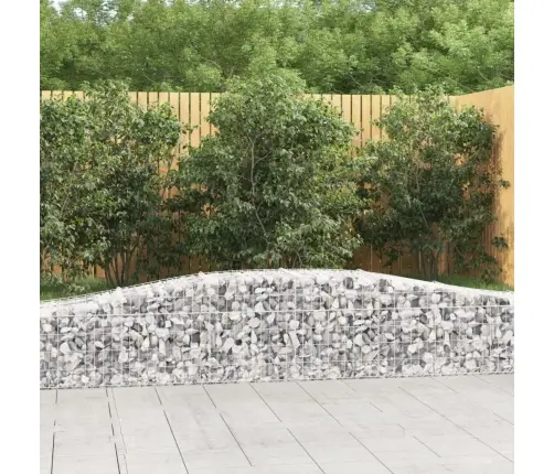 Kaarekujulised Gabioonkorvid 9 Tk, 400X50X40/60 cm Raud