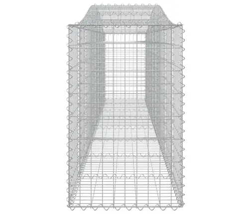 Arkveida Gabiona Grozi, 20 Gb., 400X50X80/100Cm, Cinkota Dzelzs Vidaxl