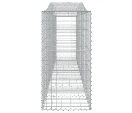 Arkveida Gabiona Grozi, 6 Gb., 400X50X100/120Cm, Cinkota Dzelzs Vidaxl