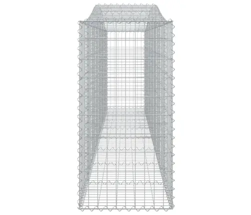 Arkveida Gabiona Grozi, 8 Gb., 400X50X100/120Cm, Cinkota Dzelzs Vidaxl